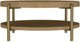 Coaster® Arini Sand Wash Coffee Table with Aged Brass Base-1