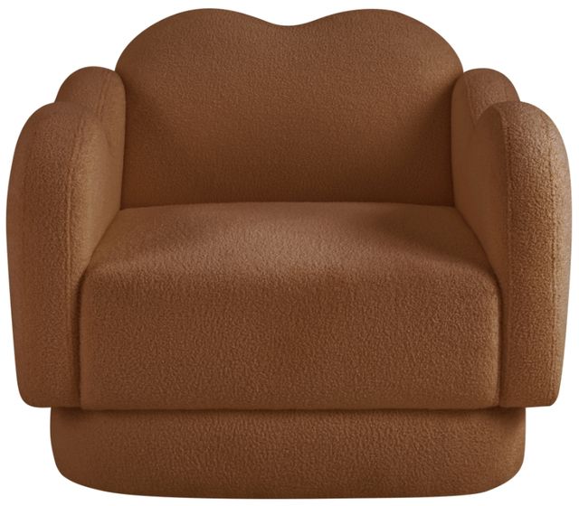 Meridian Furniture Bloom Saddle Teddy Fabric Accent Chair-1