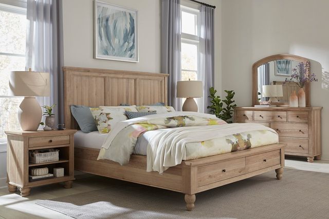 aspenhome® Cambridge Modern Khaki 1-Drawer Nightstand-1