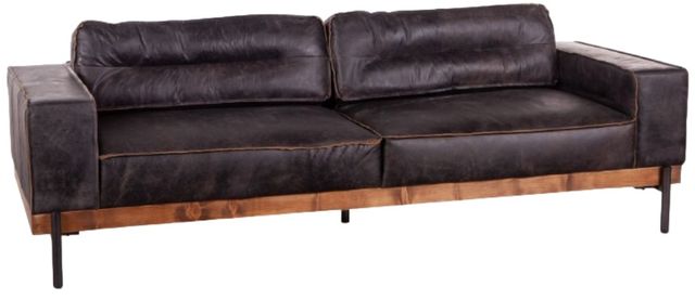 Home Trends & Design Portofino Antique Ebony/Walnut Sofa-0