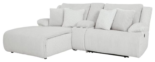 Signature Design by Ashley® Top Tier 3-Piece Alloy Left Arm-Facing Manual Reclining Sectional and Chaise-0