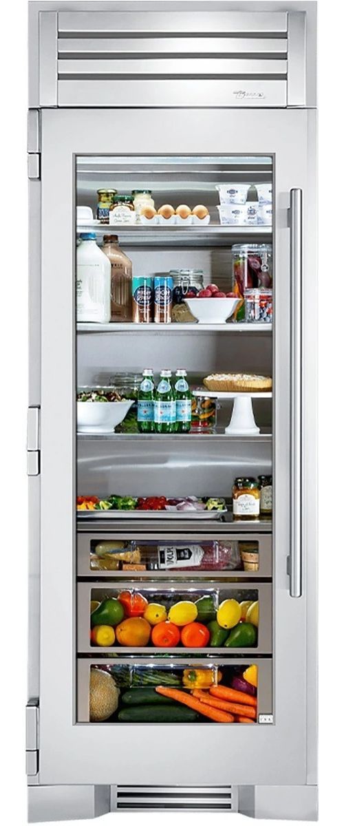 True® 30 in. 19.7 Cu. Ft. Stainless Steel Built In Column Refrigerator-0