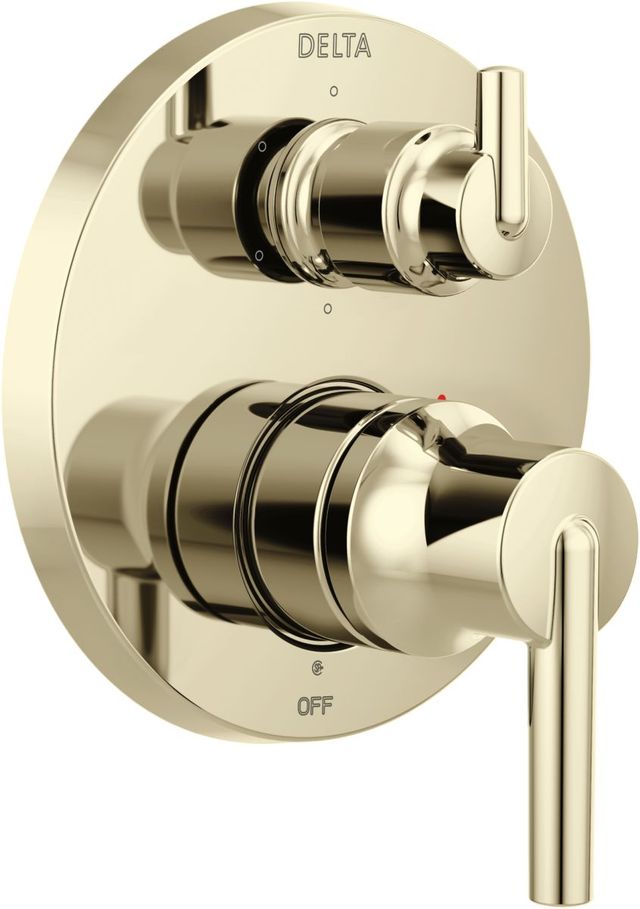 Delta Trinsic® Monitor® 14 Series Polished Nickel 2-Handle Valve Trim with 6-Setting Integrated Diverter-0