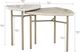 A.R.T. Furniture® Cotiere 2-Piece Terrazzo Stone Bunching End Table with Bronze Legs -2