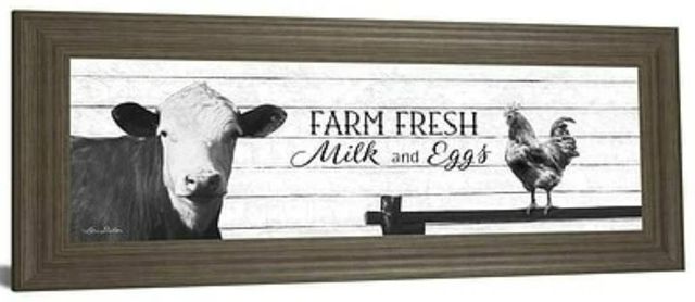 Classy Art Farm Fresh Milk by Lori Deiter Wall Art-1