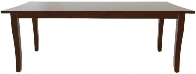 Mavin Customizable 42" x 60" Concave Extendable Dining Table with 2 Leaves-1