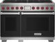 Wolf® 48" Black Pro Style Dual Fuel Range-0