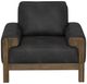 International Furniture Direct Sedona Black/Lacquer Caramel Accent Chair-1