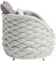 Zuo® Modern Coral Reef Gray/White Aluminum/Olefin Outdoor Accent Chair-3