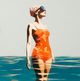 StyleCraft Swimmer in Red Wall Art-1
