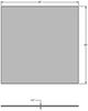 Amisco Customizable Link Thermo Fused Laminate 36" Square Counter Height Table-1