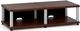 Salamander Designs® Synergy Twin 10 AV Cabinet-Dark Walnut/Aluminum-0