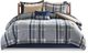 Olliix by Intelligent Design Robbie Navy Multi Queen Comforter and Sheet Set-0