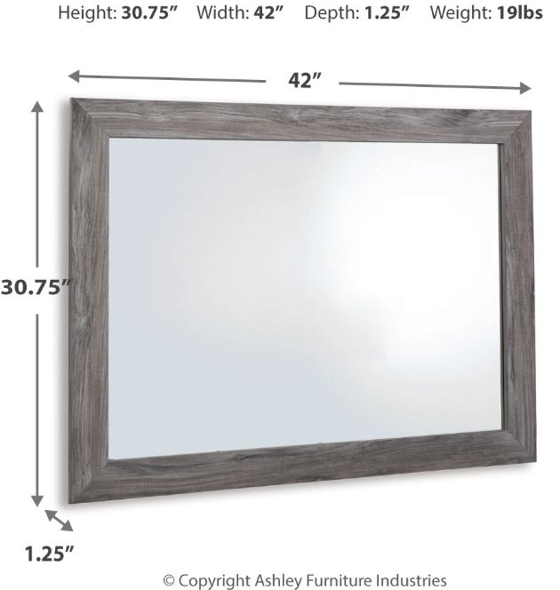 Signature Design by Ashley® Bronyan Dark Gray Bedroom Mirror-1