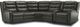 Flexsteel® Arlo Black Power Reclining Sectional with Power Headrests-0