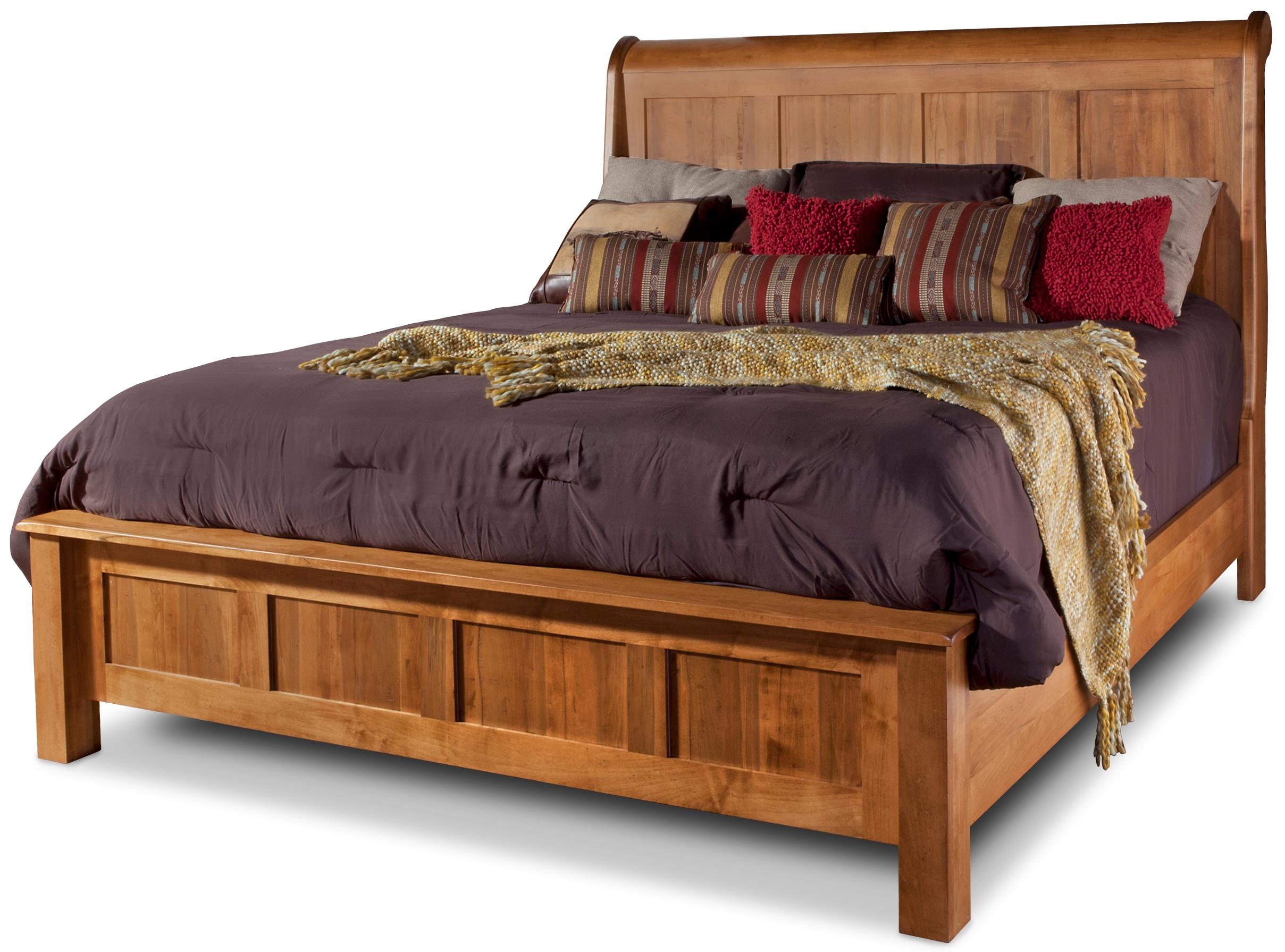 Daniel s Amish Lewiston King Sleigh Bed Fischer Furniture Rapid City SD