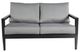 CabanaCoast® Customizable Studio Aluminum/Fabric Outdoor Loveseat-1