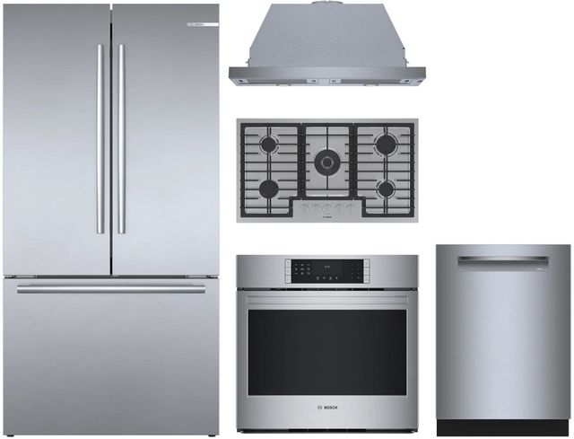 Bosch 5 Piece Stainless Steel Kitchen Package