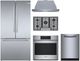 Bosch 5 Piece Stainless Steel Gas Kitchen Package-0