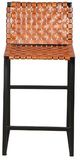 Porter International Designs Veracruz Black/Brown Bar Chair-1