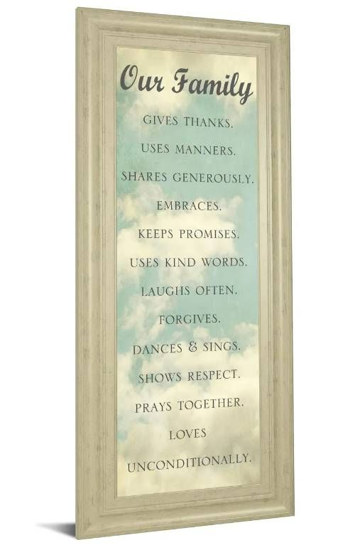 Classy Art Our Family by Sarah Gardner Wall Art-1