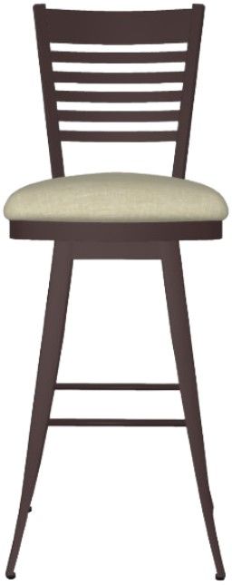 Amisco Customizable Edwin Upholstered Swivel Bar Stool-2