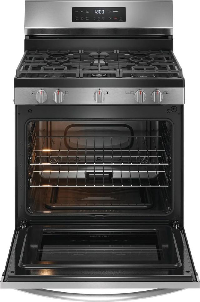 Frigidaire® 30" Stainless Steel Freestanding Gas Range-1