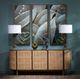 Crestview Collection Stylized Palms 3-Piece Wall Art Set-1