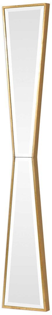 Uttermost® Corbata Antiqued Gold Leaf Mirror-3