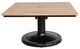 CabanaCoast® Customizable Skye Aluminum/Wooden 32" Outdoor Square Pedestal Coffee Table-1