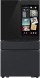 Samsung Bespoke 36" 22.5 Cu. Ft. Charcoal Glass and Matte Black Steel Counter Depth French Door Refrigerator with AI Family Hub™+ & AI Vision Inside™-0