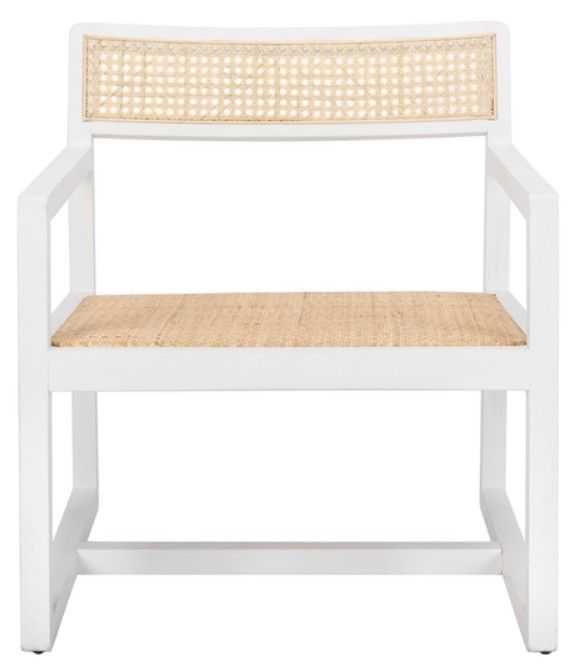 Safavieh Lula Natural/White Accent Chair-1