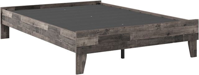 Signature Design by Ashley® Neilsville 3-Piece Multi Gray Full Platform Bed Set-1