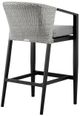 Armen Living Palma Black/Grey Outdoor Patio Counter Bar Stool-3