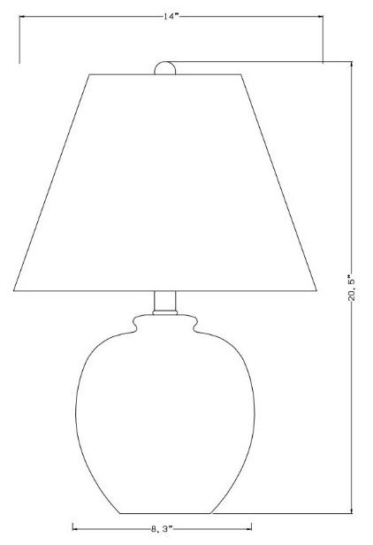 Surya Apres Colored Light Gray Table Lamp-2