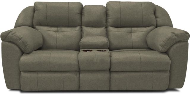 Creek Side Customs Customizable EZ Motion Double Reclining Loveseat with Console-4