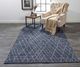 Feizy Lennox Navy 5' x 8' Rug-1