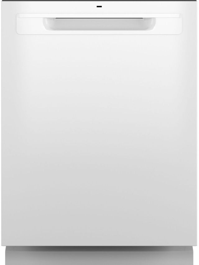 GE® 24" White Built-In Dishwasher with Sanitize Cycle and Dry Boost-0