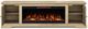 Legends Home Topanga Alabaster Super Fireplace Console-2