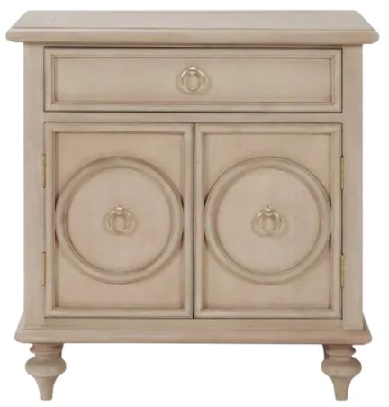 Bramble Customizable Savannah 2-Door Bedside Table-2