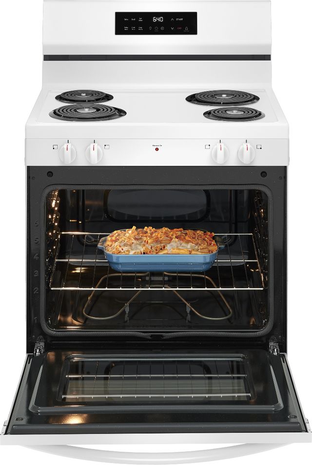 Frigidaire® 30” White Freestanding Electric Range-4