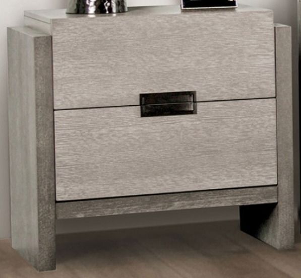 Furniture of America® Gristalt Stone Gray Nightstand-0