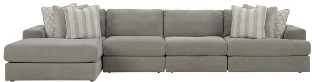 Signature Design by Ashley® Avaliyah 4-Piece Ash Left-Arm Facing Sectional and Chaise-0