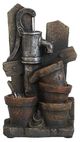 A & B Home Brown/Gray Outdoor Water Fountain-0