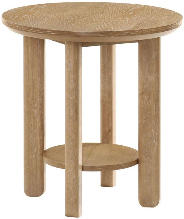 Coaster® Ottowa Washed Oak Side Table-0