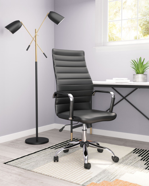 Zuo® Modern Primero Black Office Chair-2