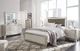 Signature Design by Ashley® Lonnix 3-Piece Silver Finish Queen Panel Bed Set-4