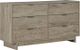 Signature Design by Ashley® Oliah 5-Piece Natural Queen Panel Headboard Bed Set-2