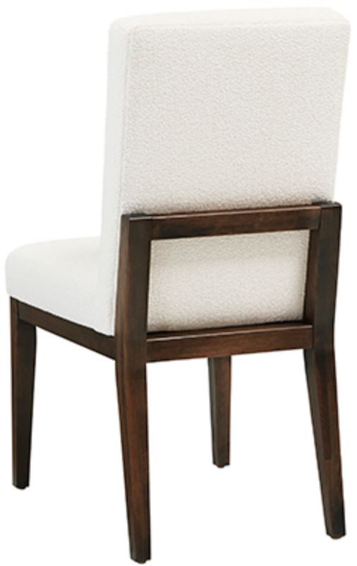 Artisan & Post by Vaughan-Bassett Crafted Cherry by Ben & Erin Napier White/Dark Cherry Upholstered Side Chair-1