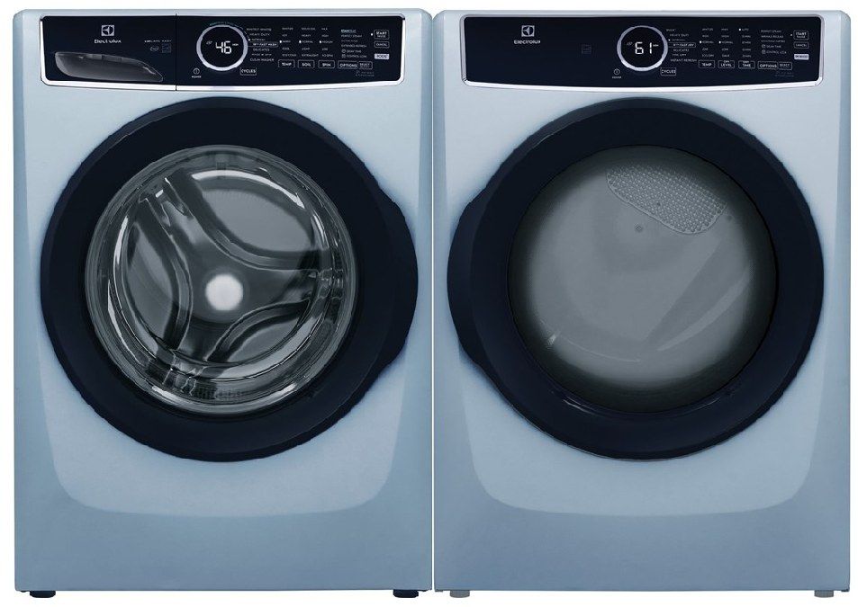 Electrolux Glacier Blue Front Load Laundry Pair
